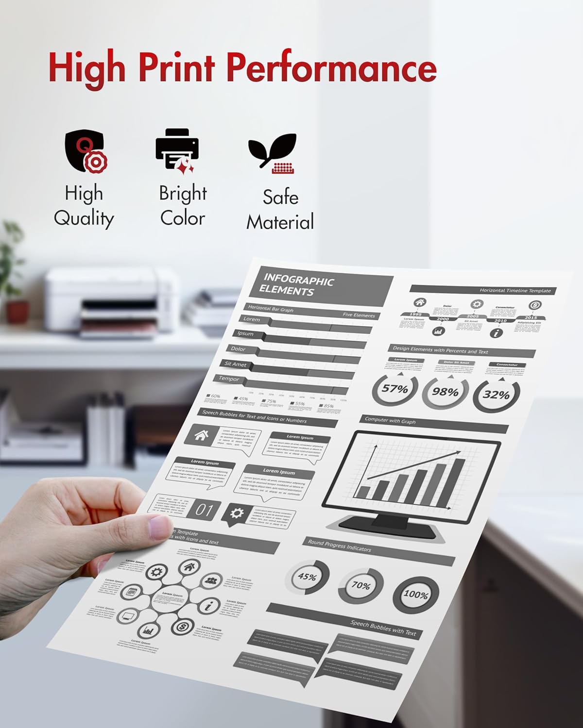 054 Black Toner Cartridge - Compatible Replacement for Canon 054 054H Toner, Works with Canon Color imageCLASS MF642Cdw Toner Cartridges, MF644Cdw, MF641Cdw, MF644Cdw, LBP622Cdw Laser Printer (1-Pack)