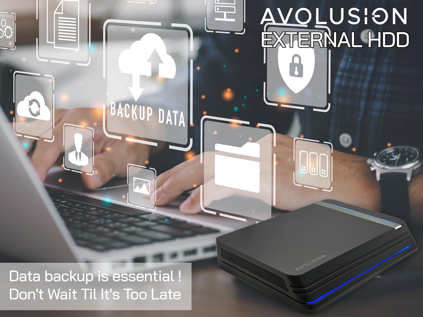 Avolusion PRO-X USB 3.0 External Hard Drive for WindowsOS Desktop PC/Laptop - (8TB) (Renewed)
