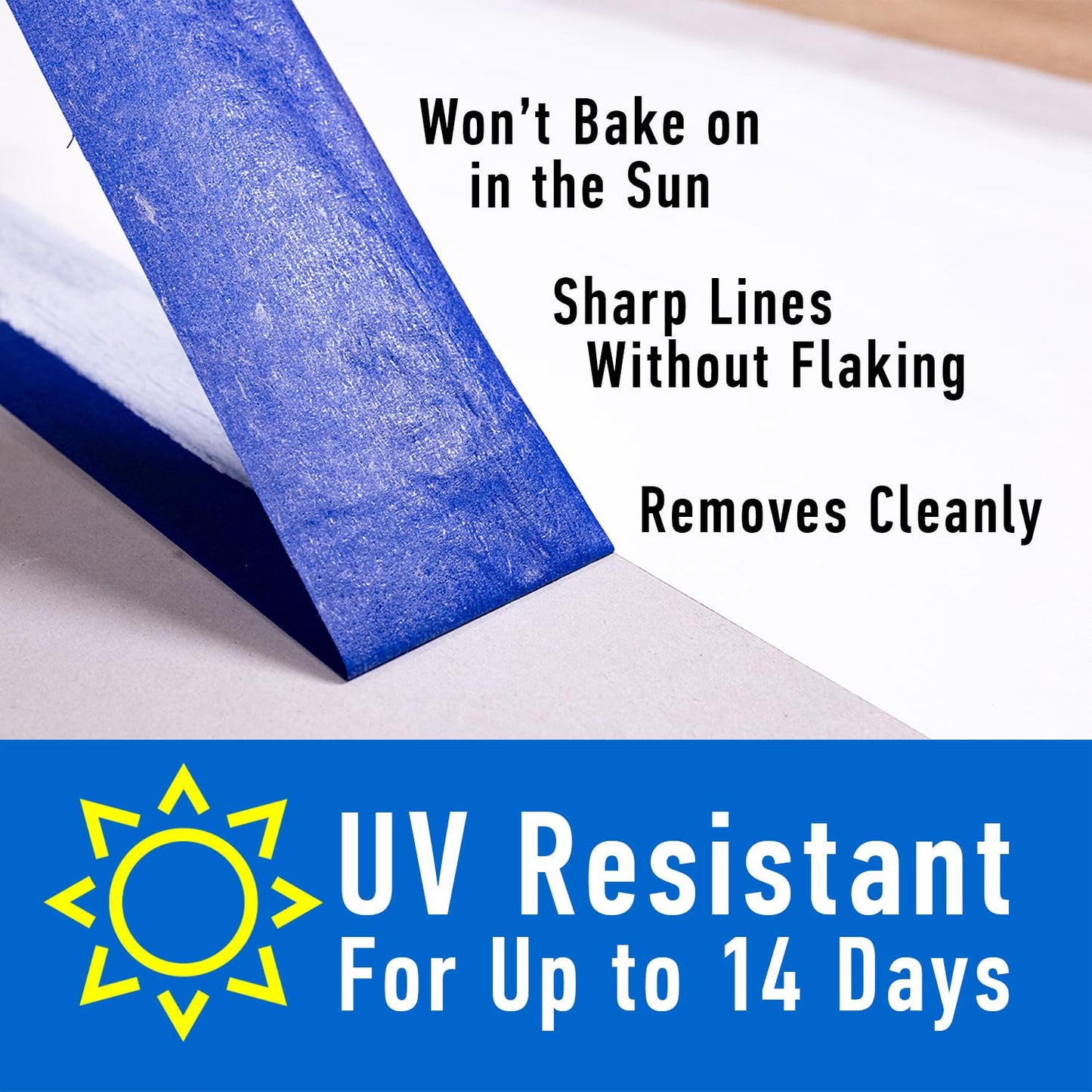 ABRO Blue Painters Tape 1 Inch Wide, 24mm x 55M, All Purpose Blue Tape, Temporary Labeling, Easy Tear, Clean Removal, Masking Tape Colored DIY or Pro - 3 Pack