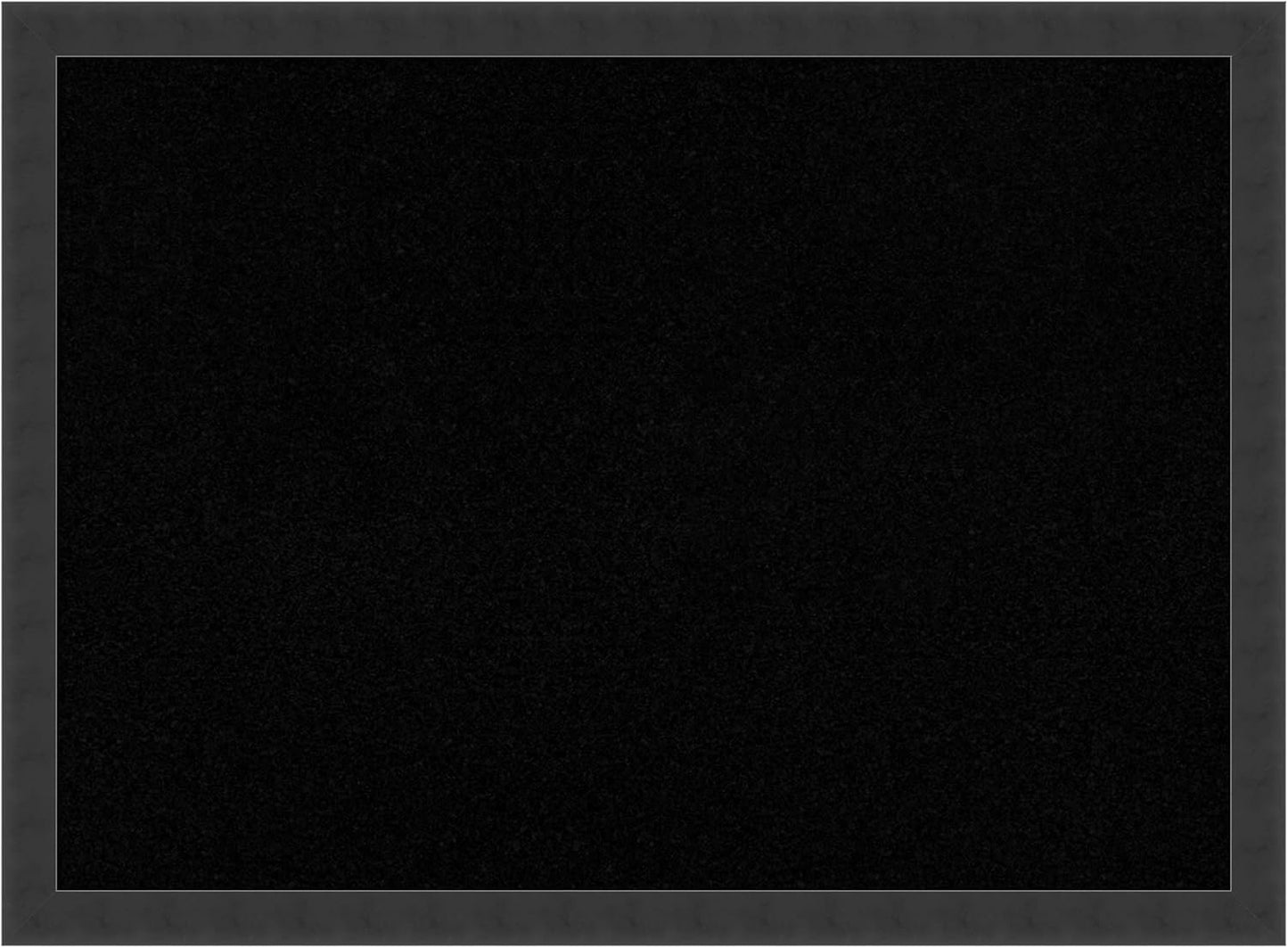 Amanti Art Black Cork Board for Wall, 22x30 Vision Board with Black Wood Frame, Medium Corkboard Office Decor for Home Organization, Modern Contemporary Corkboard Pinboard to display items for home