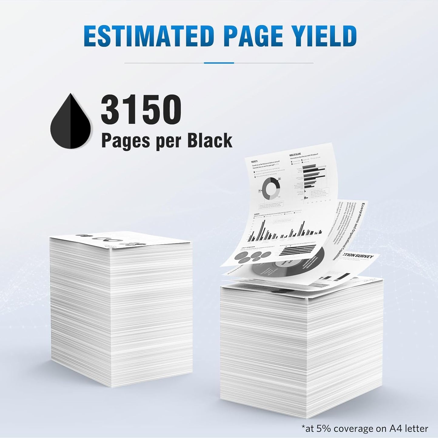 206X W2110X Black Toner Cartridge High Yield (with chip) Compatible Replacement for HP 206X 206A Laserjet Pro MFP M283fdw M283fdn M283cdw M255dw M255nw M282nw M283 M255 M282 Printer Toner (2-Pack)
