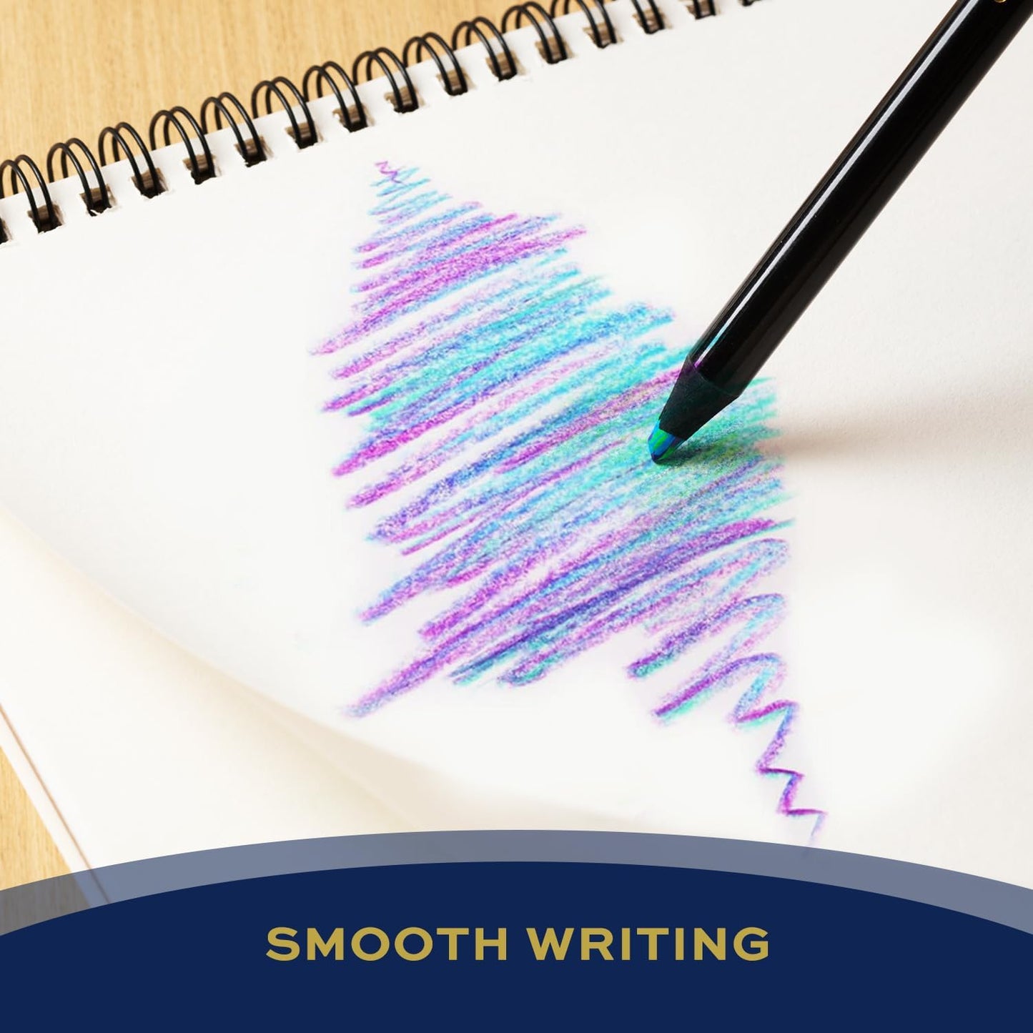 Stocking Stuffers for Kids, 16 Pieces Art Supplies Colored Pencils, Jumbo Rainbow Pencils with Sharpener, Multicolored Pencils for Drawing, Coloring, Christmas Gifts, Party Favor Bags