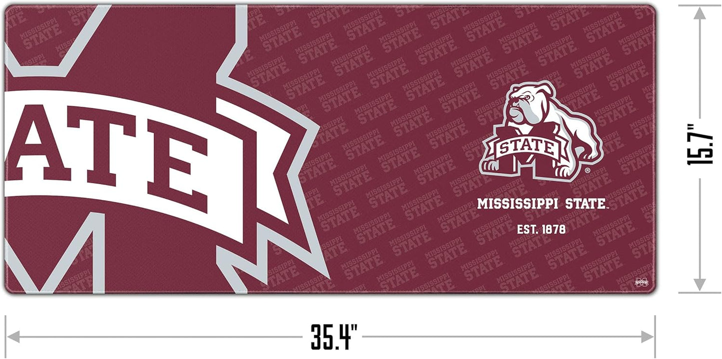 YouTheFan NCAA Mississippi State Bulldogs Logo Series Desk Pad