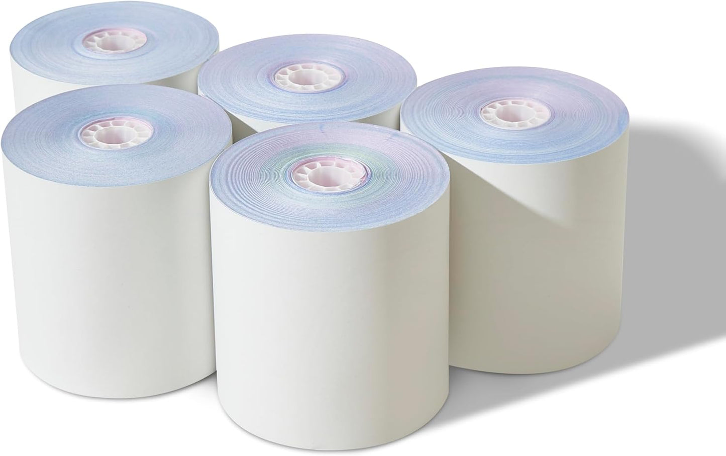 3" Carbonless 65' 3-ply Paper, 40 Rolls - Compatible with Star SP700, Epson M119 & More