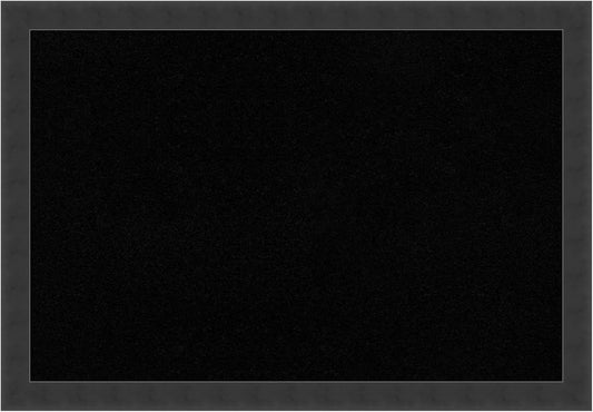 Amanti Art Black Cork Board for Wall, 18x26 Vision Board with Black Wood Frame, Medium Corkboard Office Decor for Home Organization, Modern Contemporary Corkboard Pinboard to display items for home