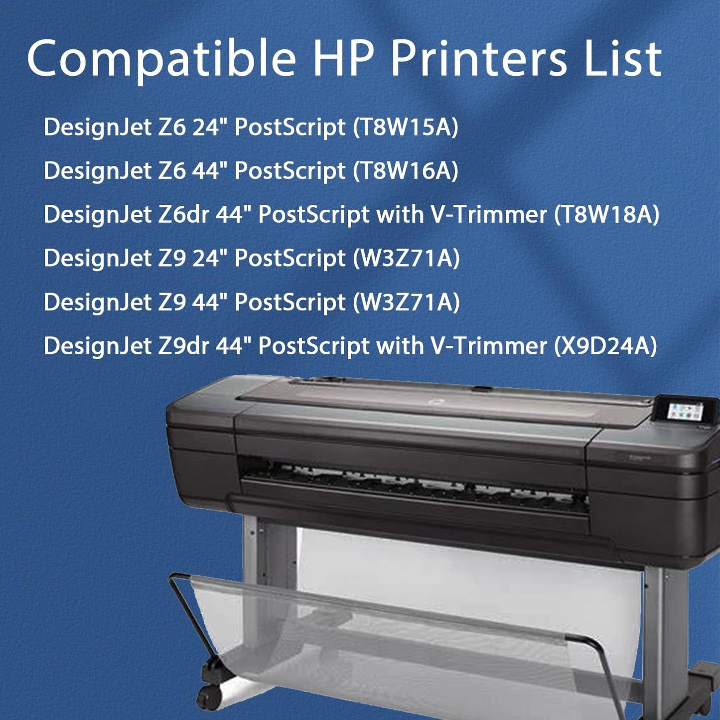 746 Photo Black Ink Cartridge 300ml with Chip Replacement for HP 746 P2V82A Ink Cartridge Works with DesignJet Z6 DesignJet Z9+ Large Format Printers Ink, 1 Pack 746 Ink Kit