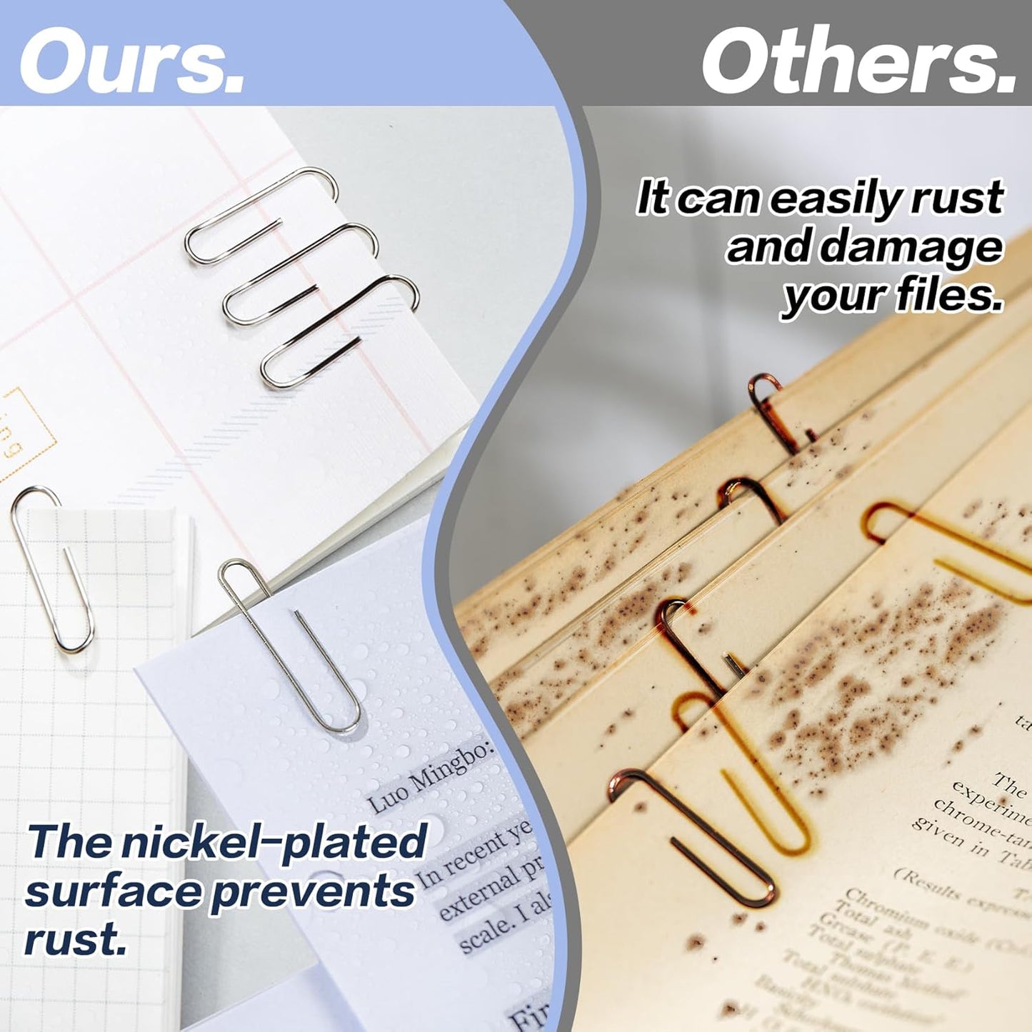 Deli #1 Smooth Paper Clips, 600 Medium Paper Clips, 6 Boxes of 100 Each, Silver