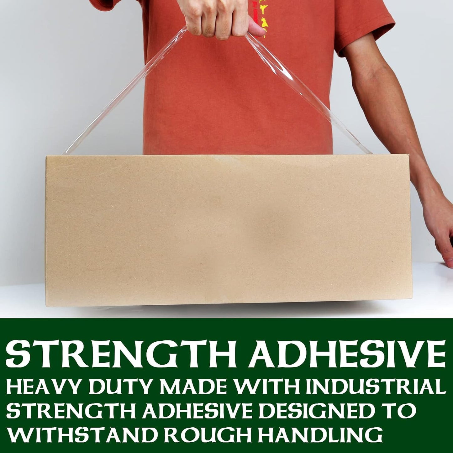 HERKKA Clear Packing Tape, 36 Rolls Heavy Duty Packaging Tape for Shipping Packaging Moving Sealing, Thicker Clear Packing Tape, 2 inches Wide, 65 Yards Per Roll, 2340 Total Yards