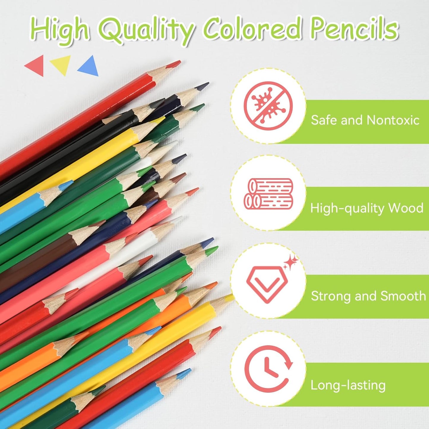 S & E TEACHER'S EDITION Colored Pencils Bulk 12 Assorted Colors Coloring Pencils Set for Kids Adults Drawing for Sketch, Back to school, Woodcase Lead Pencils Arts 240 Count
