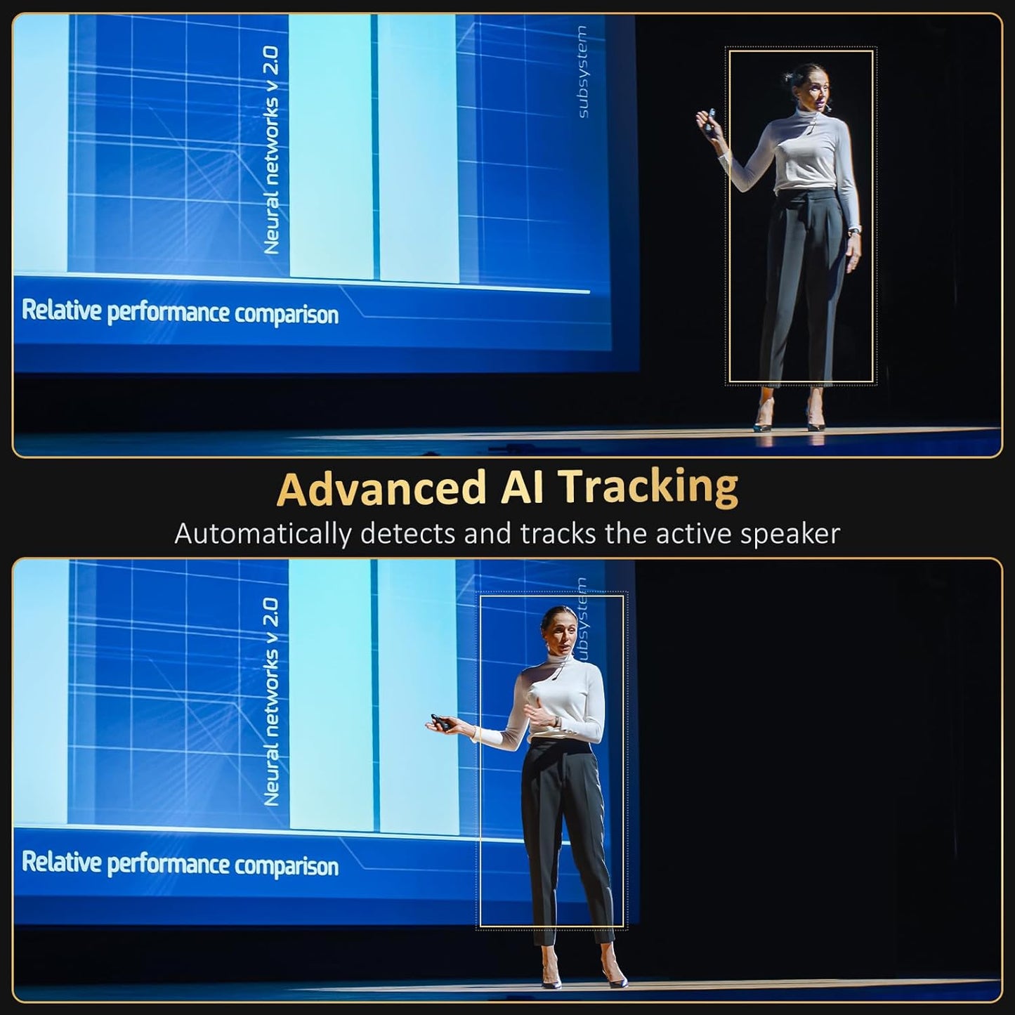 NexiGo PTZ Camera 20X Optical Zoom with PoE HDMI/3G-SDI/USB/LAN IP Streaming Outputs, Auto AI Tracking for Video Conferencing Live Streaming Meeting Church Services Worship Skype Zoom Teams OBS