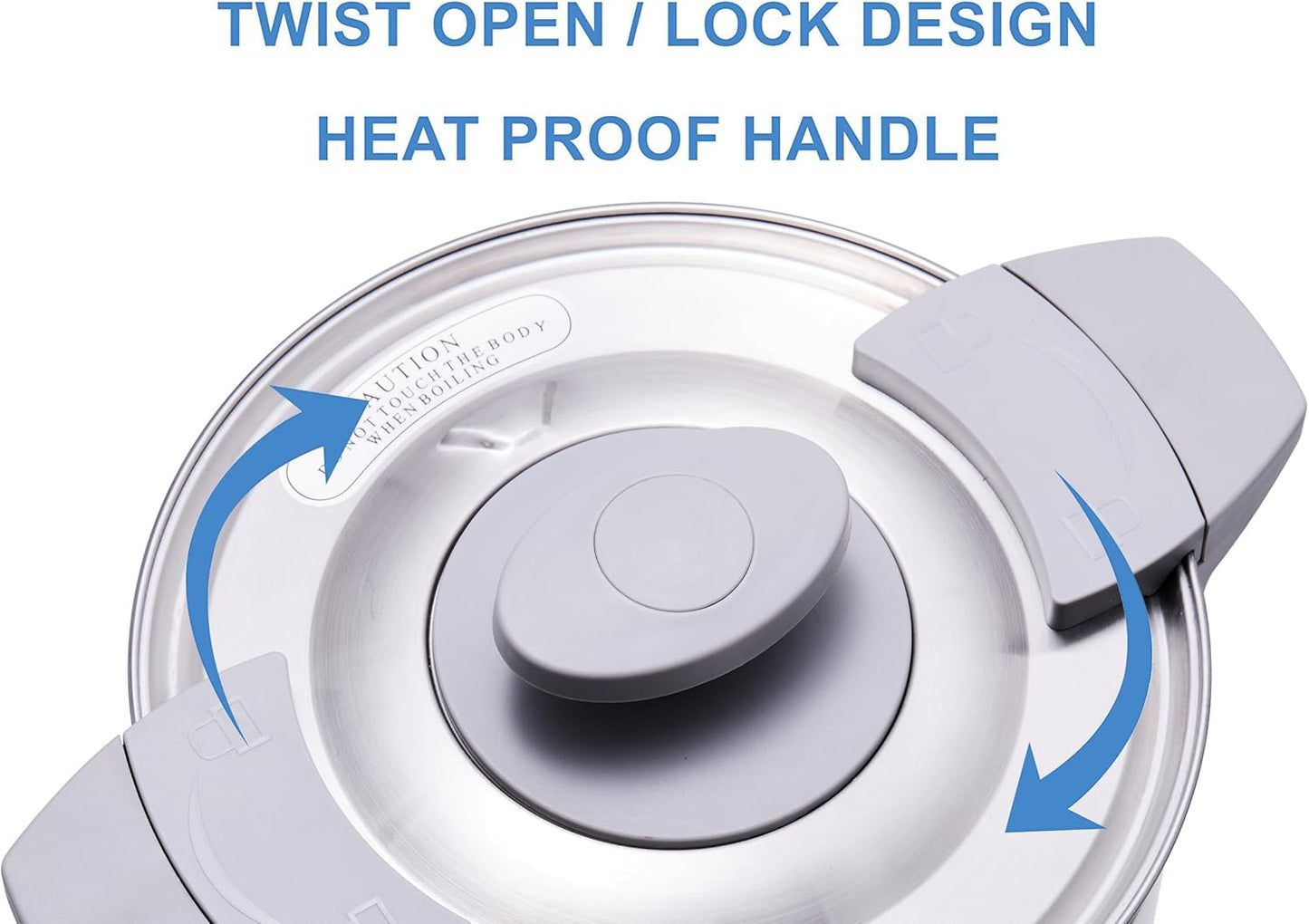 SYBO SR-CP-50B Commercial Grade Stainless Steel Percolate Coffee Maker Hot Water Urn for Catering, 50-Cup 8 L, Grey