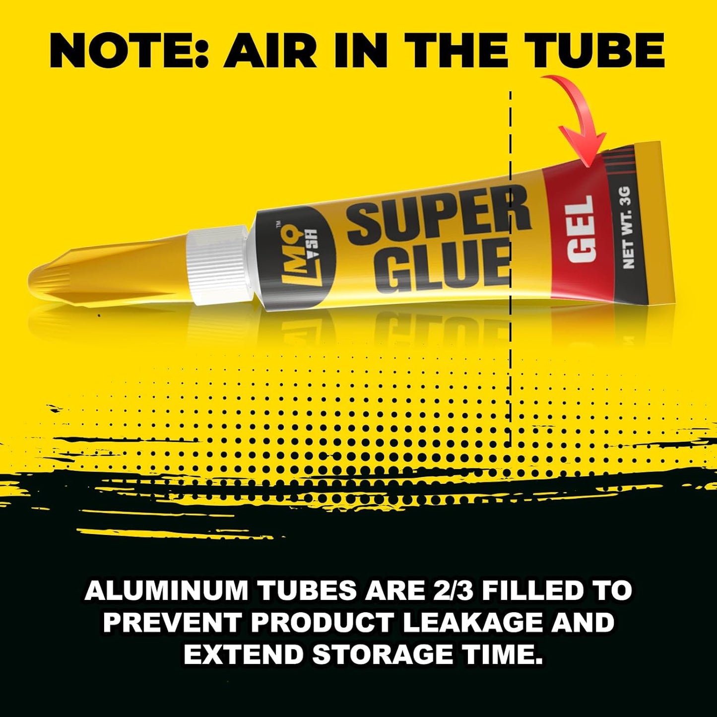 Super Glue Gel 12x3g CA Glue, Clear Cyanoacrylate Adhesive Single Use for Shoe Sole Repair Ceramic Plastic Model Metal Wood Aquarium Leather Pottery Glass, Food Safe Strong and Instant Bonding