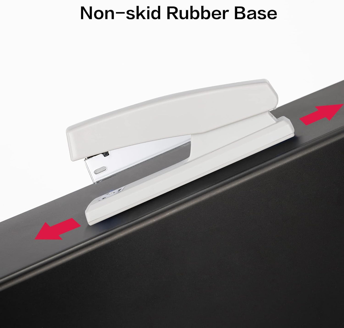 Deli Stapler, Desktop Staplers with 640 Staples, Office Stapler, 25 Sheet Capacity, White