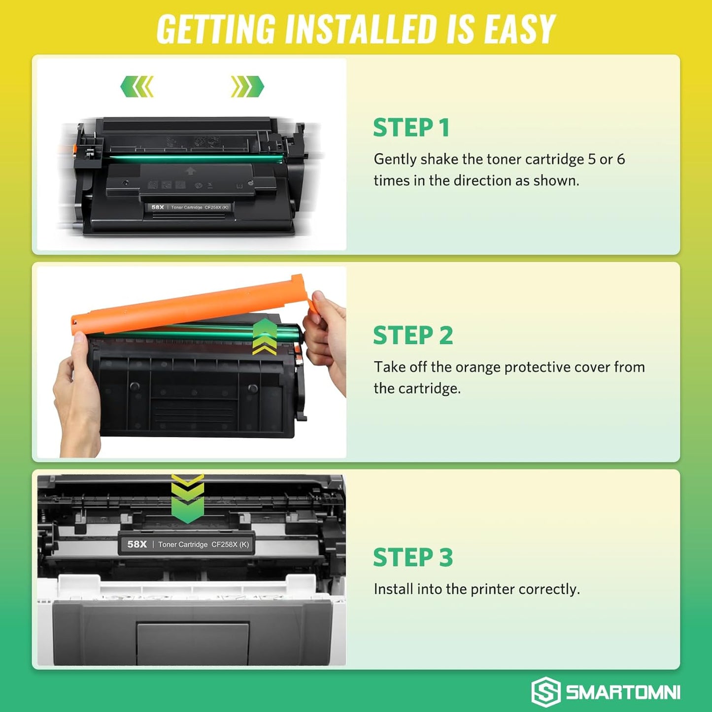 58X CF258X Black High-Yield Toner Cartridge 2 Pack (with Chip) Works with HP Pro MFP M428dw M428fdw M428fdn M428, Pro M404n M404dn M404dw M404, Enterprise MFP M430f M406dn Series Printer | 58X 58A