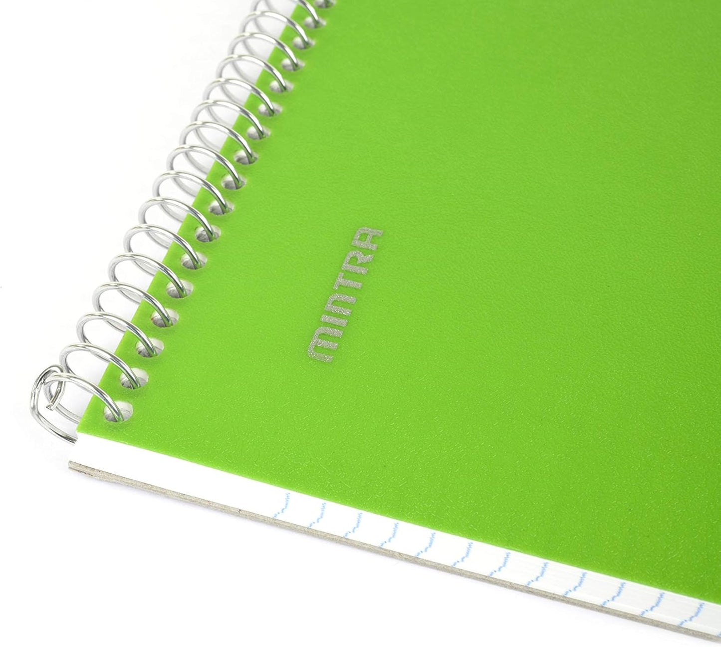 Mintra Office TOP BOUND Durable Spiral Notebooks (Green, College Ruled 3pk)