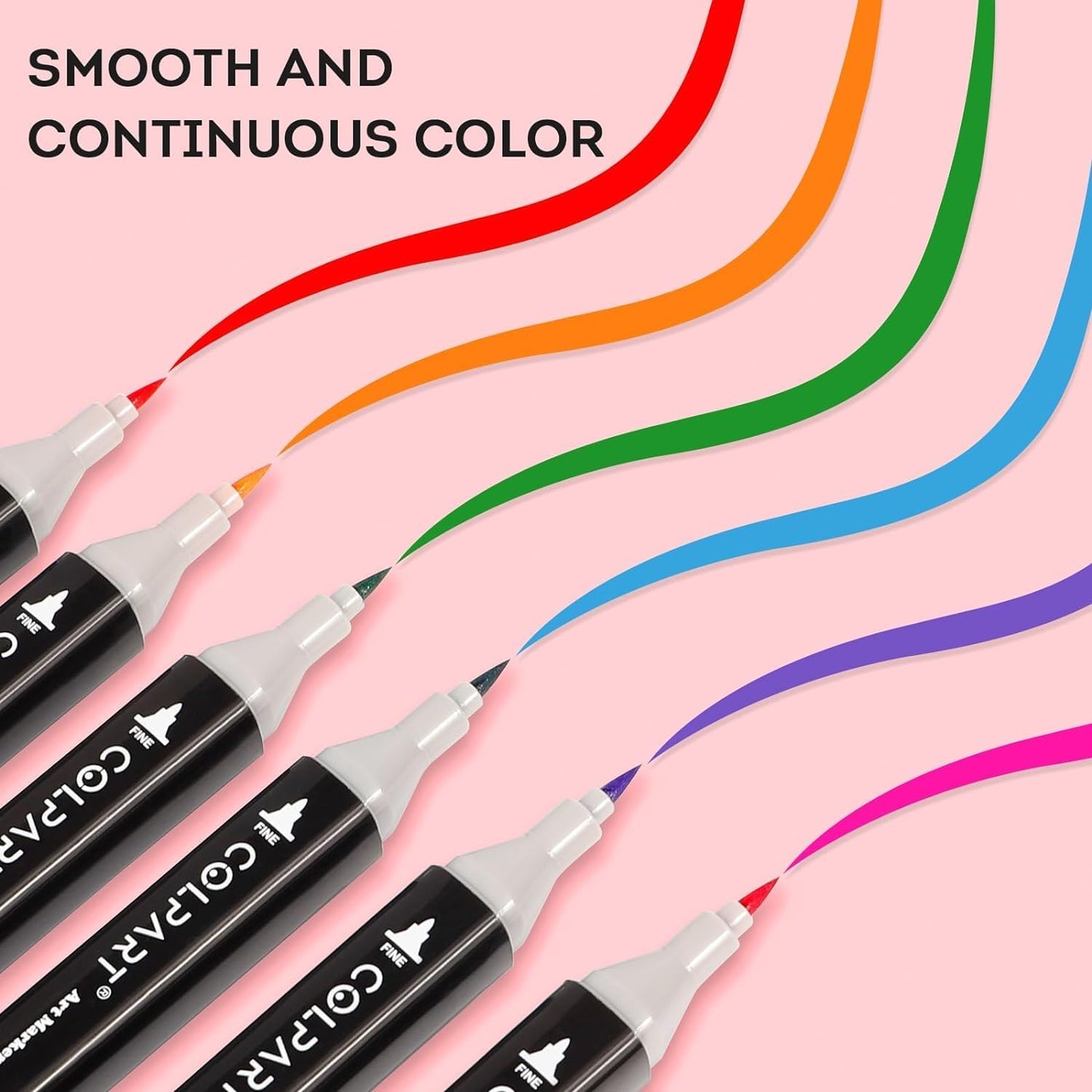 204 Colors Alcohol Markers Set Dual Tip Art Markers for Kids Marker Pens with Pen Holder and Carry Bag for Adult Coloring Painting Supplies Perfect for Painting, Coloring, Sketching and Drawing