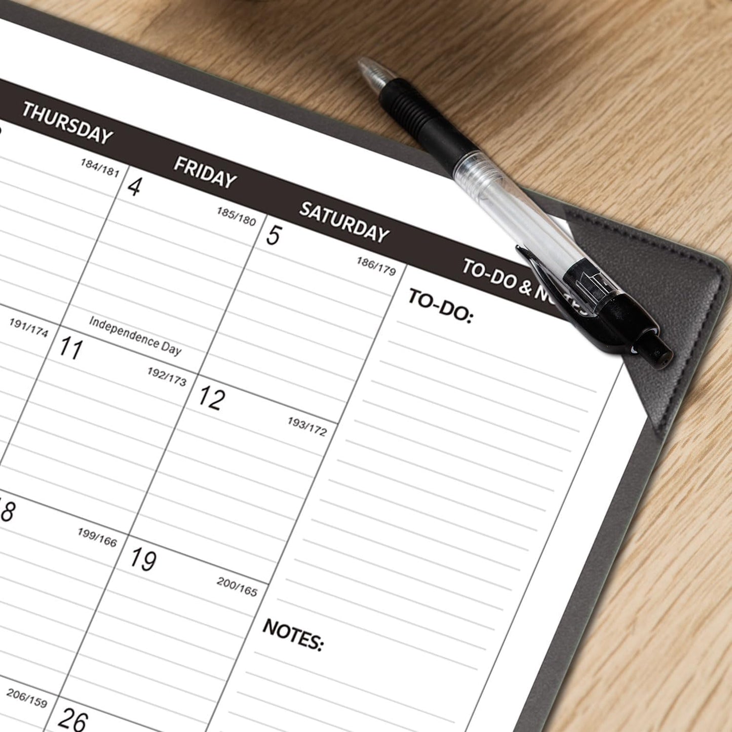 Large Desk Calendar 2025-2026 with Desktop Mat, KOPEESY 22" x 17" Desktop Calendar, 18 Months From July 2025 to December 2026, Office Supplies Desk Blotter Calendar for Home School and Office