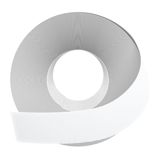 GSCIT Club White Edge Banding, 2 inch x 50ft Melamine Edge Banding with Hot Melt Adhesive Preglued Cabinet Edge Banding Flexible White Veneer Edging