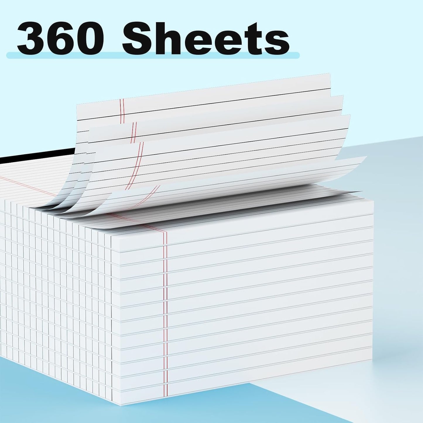 12 Pack of Legal Pads 8.5 x 11 Wide Ruled Writing Pads 8.5" x 11.75" Notepad 30 Sheets per White Legal Pad Clear Print Note Pads 8x11 Pads of Paper