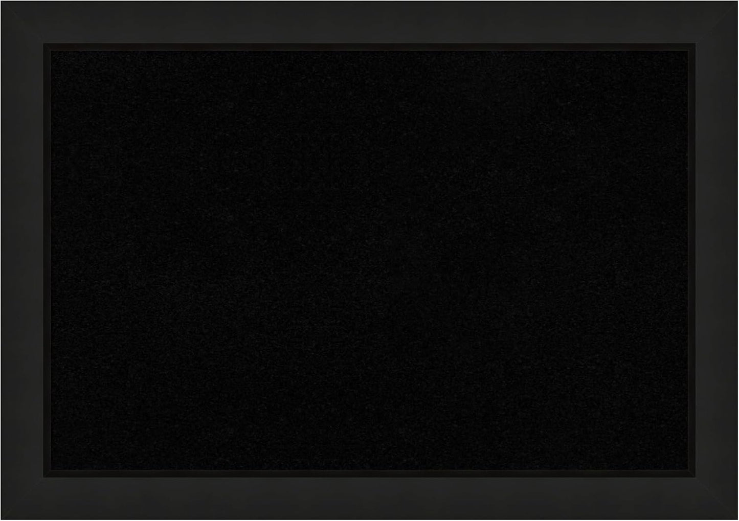 Amanti Art Black Cork Board for Wall, 19x27 Vision Board with Black Wood Frame, Medium Corkboard Office Decor for Home Organization, Casual Corkboard Pinboard to Display Items for Home Organization