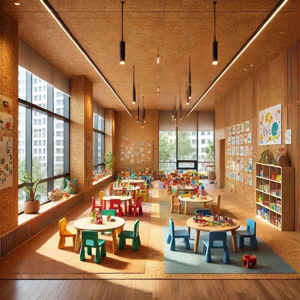 Manton Cork Premium Cork Roll - 4' x 10' x 1/2", 100% Natural Facing Grade Material for Bulletin Boards, Decorative Photo and Message Push Pin Displays - Perfect for Home, School, and Office