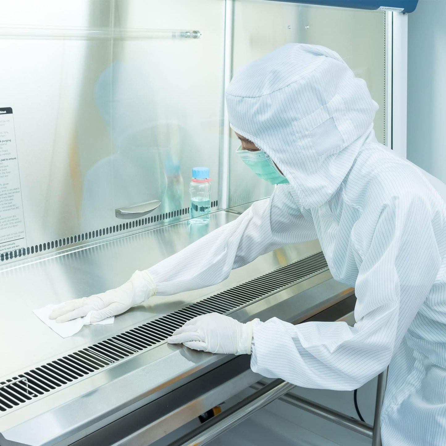 AAwipes Cleanroom Wipers 4x 4 (1200 Pcs, Cellulose/Polyester Blend, Grade A, 68GSM) Lint Free Wipes 4" x 4" for Lab, Electronics, Pharmaceutical, Printing and Semiconductor Industries