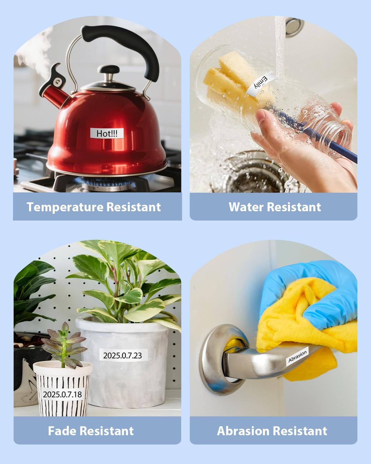 6-Pack TZe-231 TZ Tape 12mm 0.47 Laminted White Compatible for Brother Ptouch Label Maker Tape TZe231 TZe-2312pk TZ-231 Refills for P Touch PT-D210 PTD220 H110 D610BT D400, 1/2" x 26.2 ft