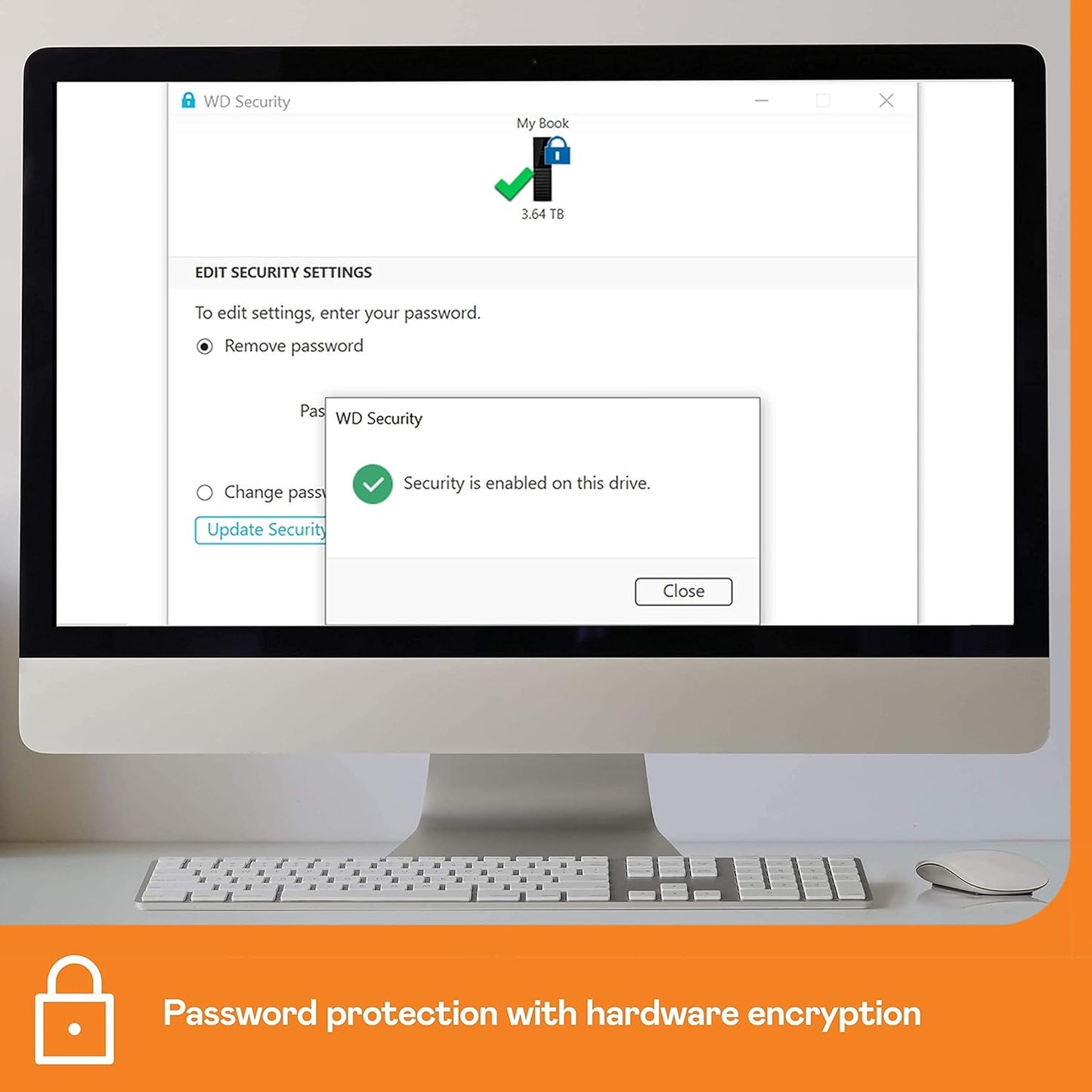 WD 12TB My Book Desktop External Hard Drive, USB 3.0, External HDD with Password Protection and Auto Backup Software - WDBBGB0120HBK-NESN