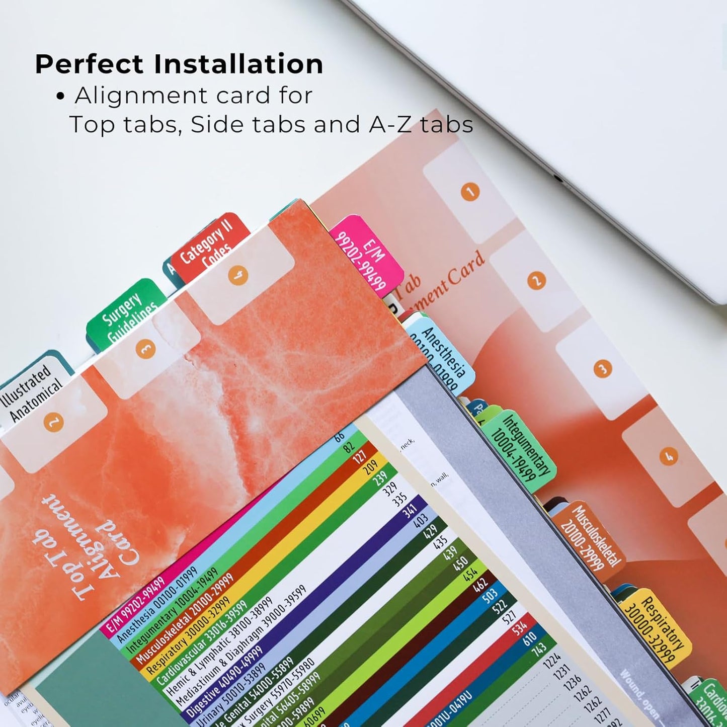 CPT 2025 Code Book Index Tabs - for AMA Version CPT 2025 Professional Edition, Easy-to-Apply, Long-Lasting, and Organized for Optimal Use (Book Not Included)