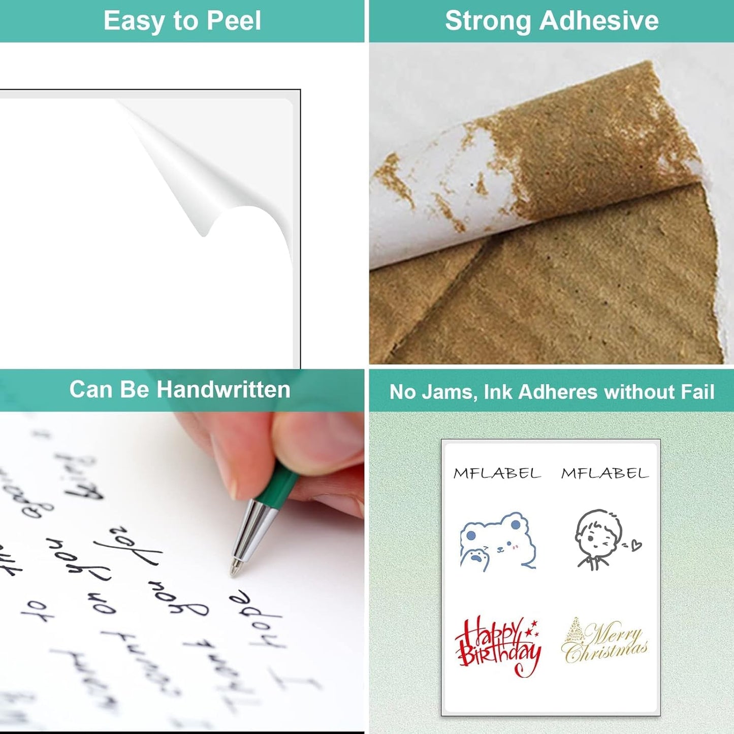 MFLABEL Full Sheet Sticker Label, Address Sticker, White Matte Label Paper, 8-1/2" x 11" Shipping Labels for Laser & Inkjet Printer (700 Labels, 700 Sheets)