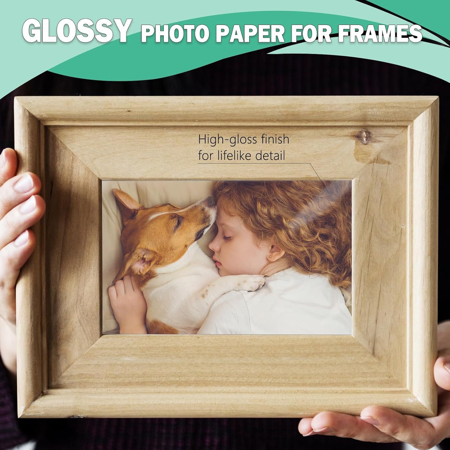 13x19 Glossy Photo Paper for Inkjet Printer, A3+ Big Photo Paper, Super B Size Full Sheet, 100 Pack, 200gsm/52lb,