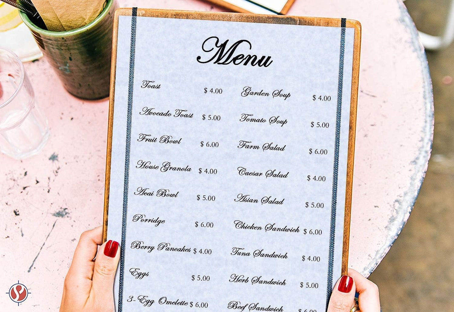 Bluestone Stationery Parchment Recycled Paper | 65Lb Cover Cardstock | 8.5” x 11” Inches | 50 Sheets Per Pack