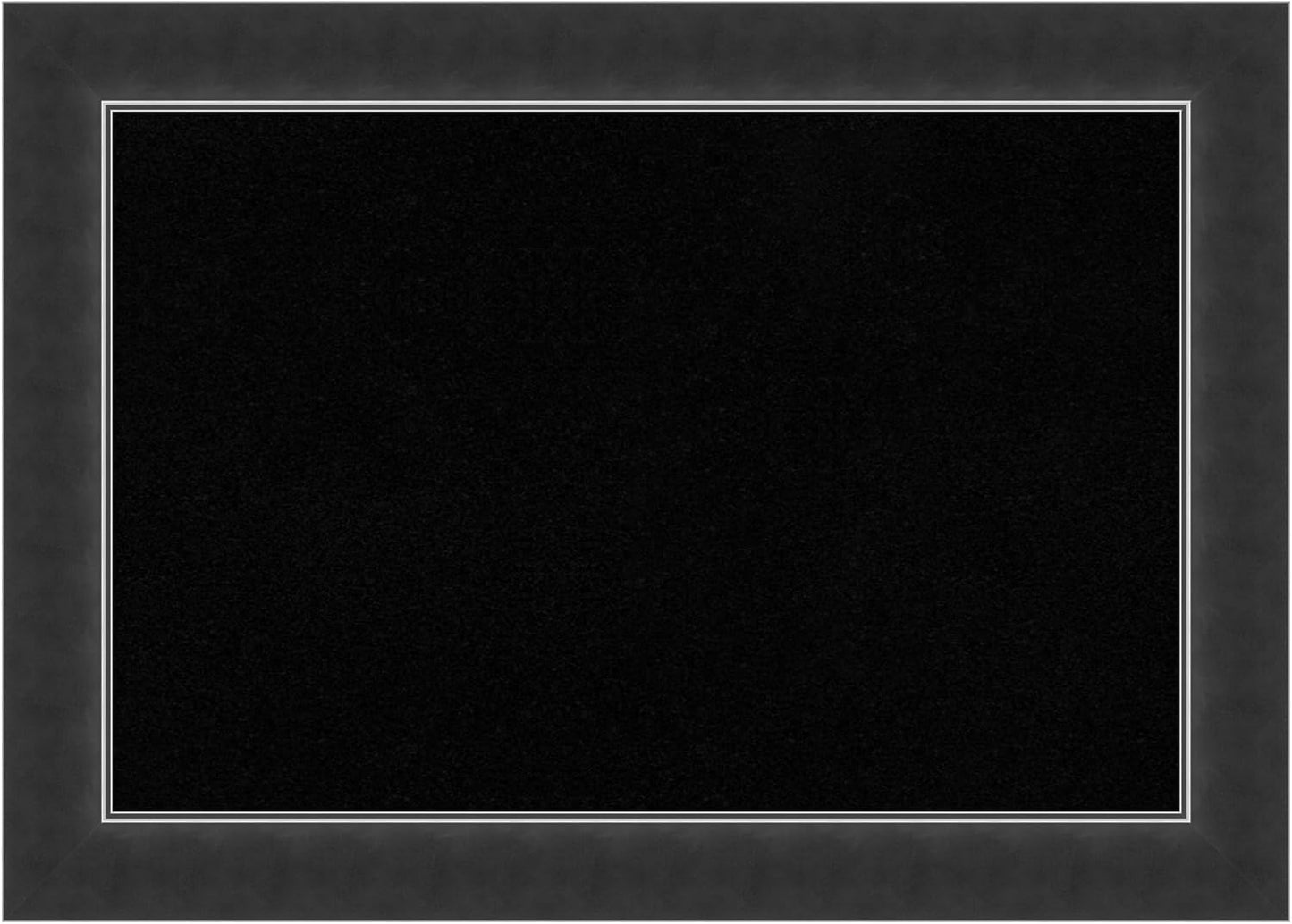 Amanti Art Black Cork Board for Wall, 15x21 Vision Board with Black Wood Frame, Small Corkboard Office Decor for Home Organization, Modern Corkboard Pinboard to Display Items for Home Organization in