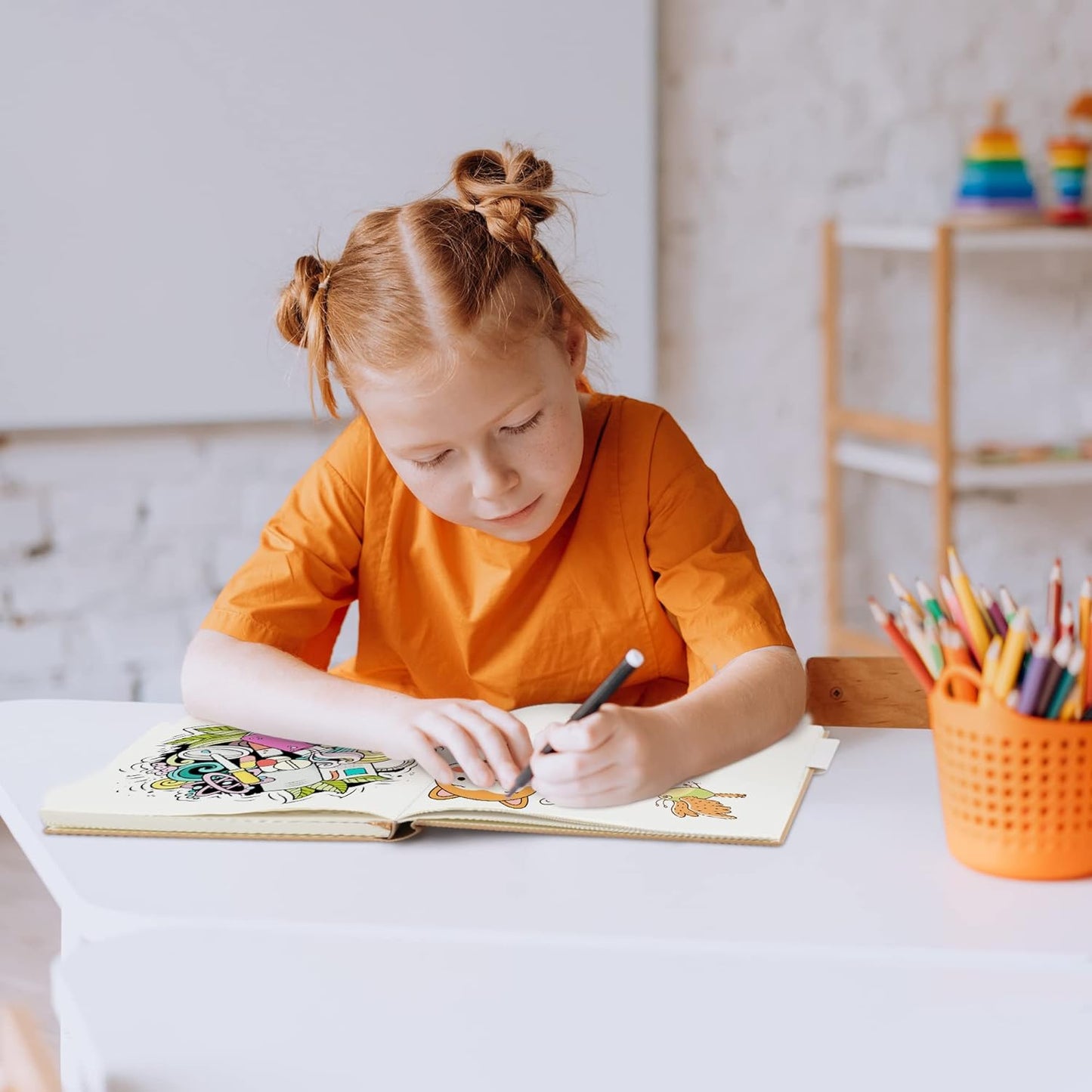 Large B5 Blank Notebook Journals, Plain Kraft Hardcover Sketchbook Subject Composition Notebooks Planner with Unlined Paper, 2 Pack, 120GSM, 102 Sheets, 7.6x10 inch, Travel Journal Set