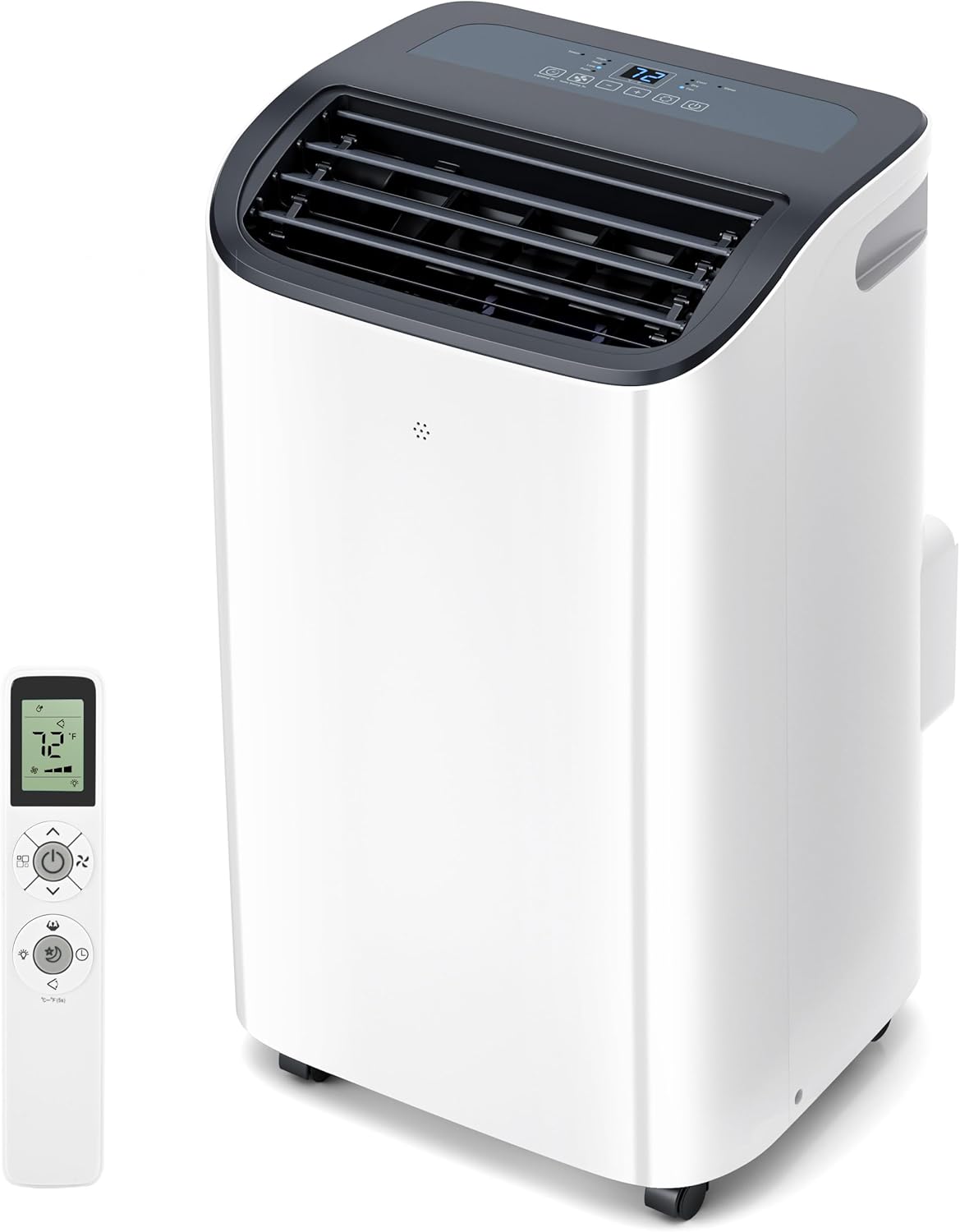 EUHOMY 14000 BTU Portable Air Conditioners Cools up to 700 Sq.ft, Auto-Evaporation Quiet AC Unit with Smart Sleep Mode, 24H Timer, Remote, 4-in-1 Air Cooler for Family