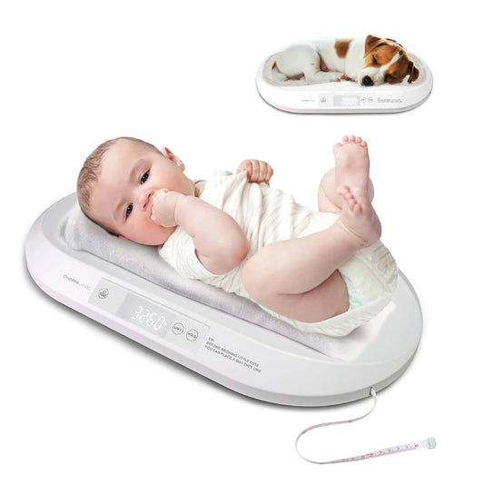 Charmline Digital Baby Scale with Wiggle-Proof Algorithm,Pet Scales for Cats and Dogs,Baby Weight Scale with oz/lb/g/kg Unit up to 88 lbs
