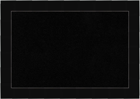 Amanti Art Black Cork Board for Wall, 15x21 Vision Board with Black Wood Frame, Small Corkboard Office Decor for Home Organization, Modern Corkboard Pinboard to Display Items for Home Organization in