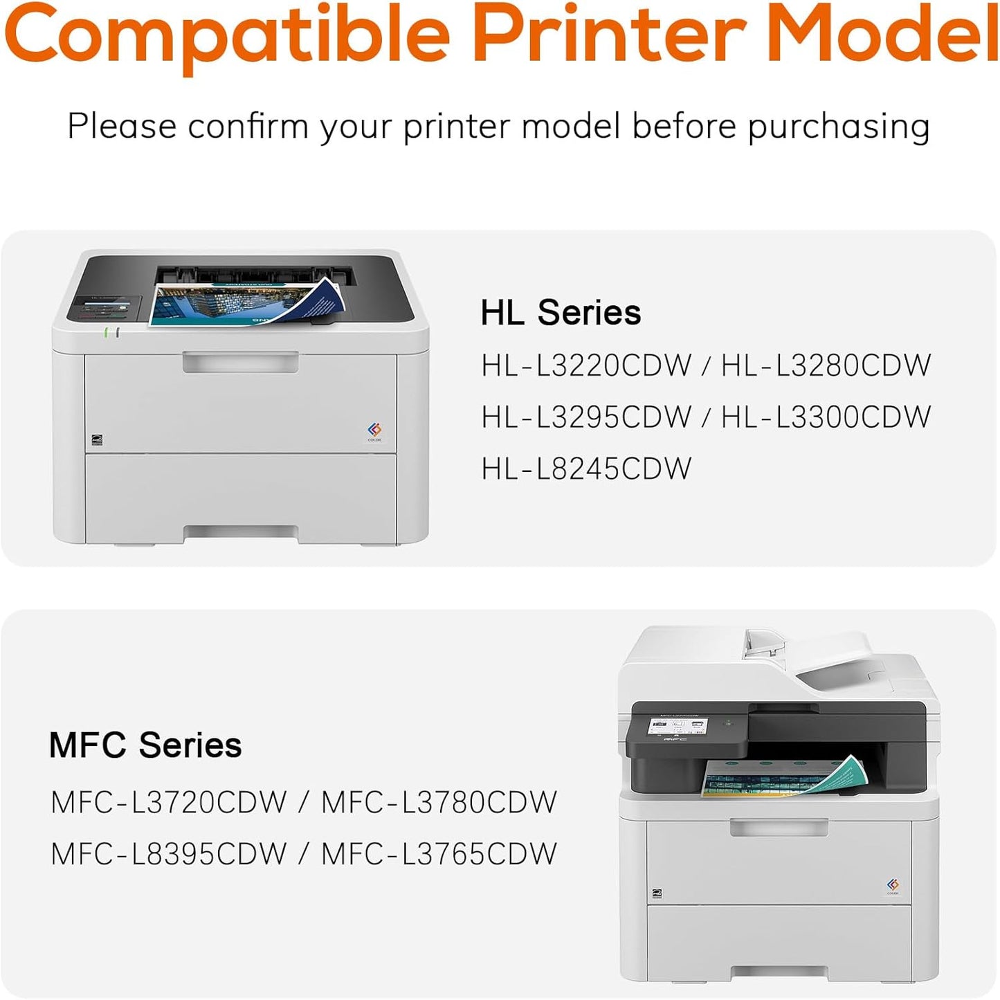 TN229XL TN229 Toner 5-Pack High Yield Replacement for Brother TN229 TN229XL Toner Cartridge Compatible with Brother MFC-L3780CDW MFC-L3720CDW HL-L3280CDW HL-L3220CDW HL-L3300CDW HL-L3295CDW