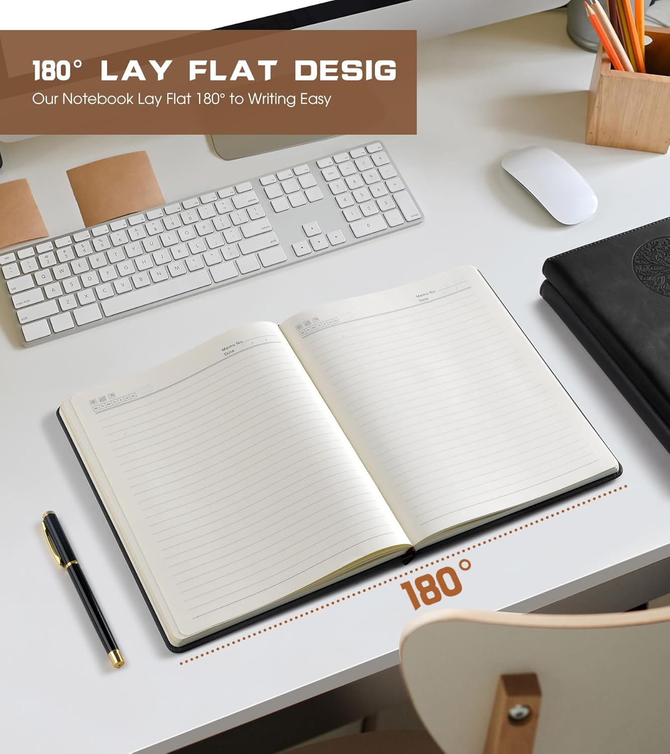 Lined Journal Notebook for Women Men,256 Pages B5 Large Hardcover Leather Journals for Writing,Travel,Business,Work,School,College Ruled Notebooks for Note Taking,Diary Notepad 7.8"×10.2"