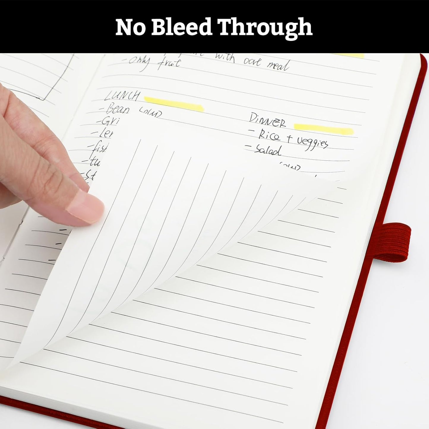 Hardcover Lined Bullet Dotted Journal Notebook, A5 140 192 Pages 100 120Gsm Paper College ruled for School,Work,Travel,and Daily Planning，5.7''*8.3'' (1, Burgundy, A5 Lined)