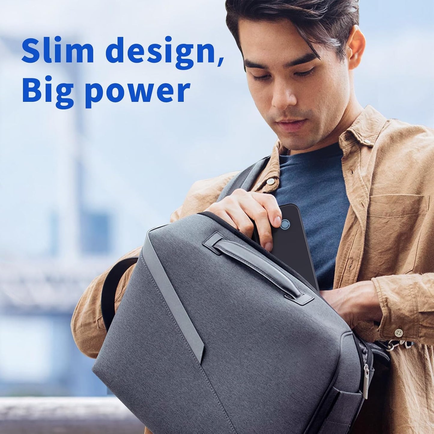 JADENS Bluetooth Thermal Printer, Support 8.5" X 11" US Letter, Portable Printers Wireless for Travel, Inkless Printer Compatible with iOS, Android, Mobile Printer for Home, Office, School