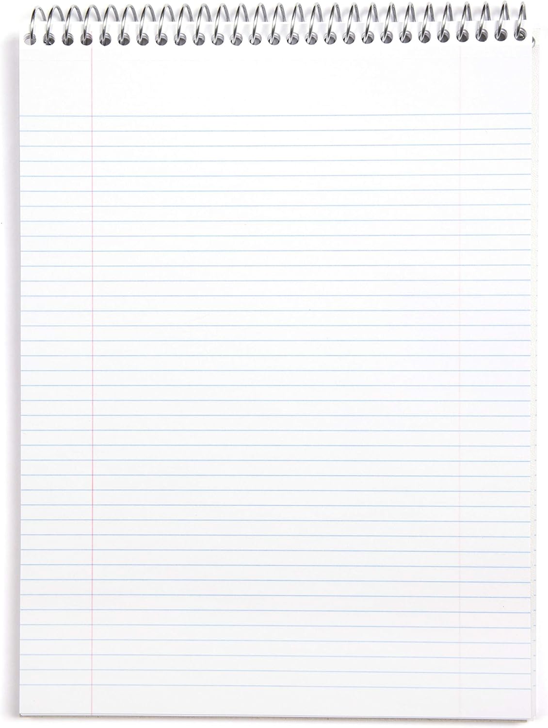 Mintra Office TOP BOUND Durable Spiral Notebooks (Red, College Ruled 3pk)