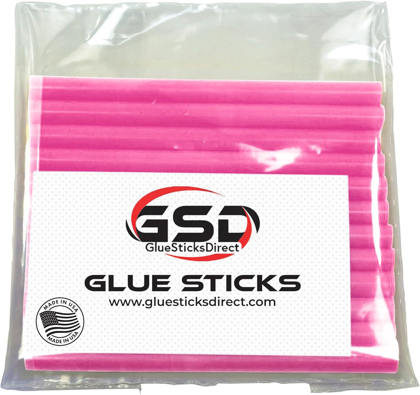 Mini Size Hot Melt Glue Sticks for Glue Gun - Bulk 4in Neon Pink Glue Sticks - Great for Art Craft Repairs & Compatible w/Most Glue Guns - 5/16" X 4" (24 Sticks) - Made in USA