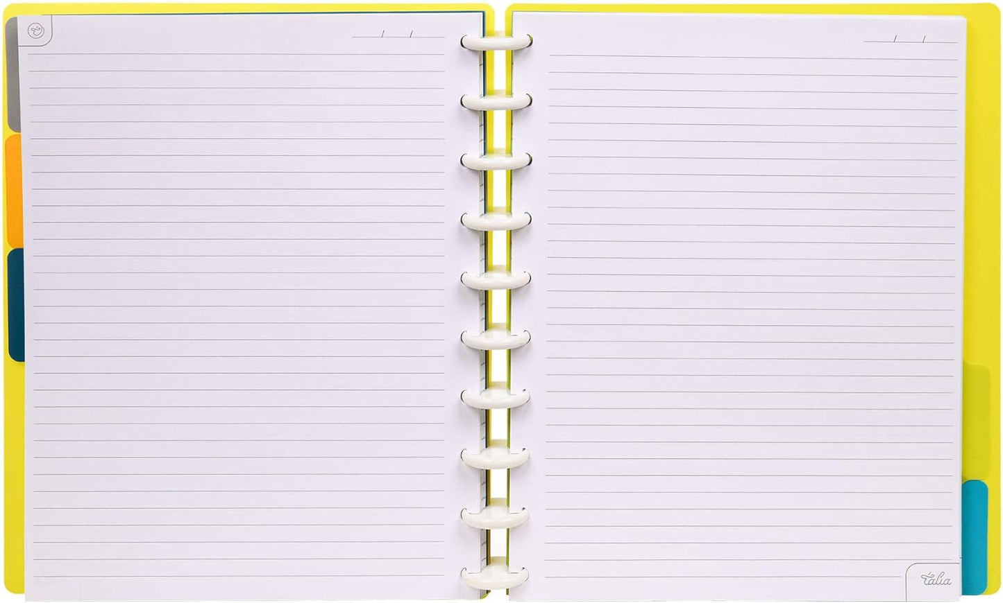 Talia Discbound Notebooks, Planner, Customizable, (Verdant Green, Midsize (7.5in x 9.75in))