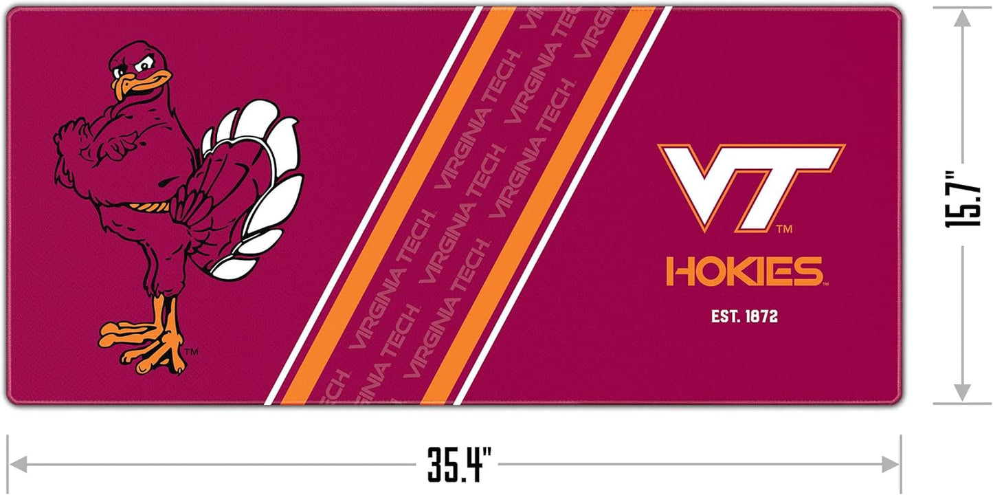 YouTheFan NCAA Virginia Tech Hokies Logo Series Desk Pad