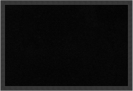 Amanti Art Black Cork Board for Wall, 26x38 Vision Board with Black Wood Frame, Large Corkboard Office Decor for Home Organization, Modern Contemporary Corkboard Pinboard to display items for home