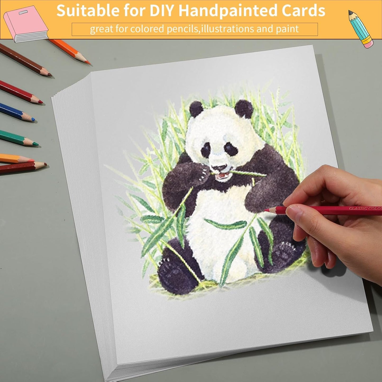 120 Sheets Silver Shimmer Cardstock 8.5 x 11 Inch Metallic Paper, 250gsm/92lb Double Sided Silver Card Stock Pearlescent Paper for Invitations, Certificates, Crafts, DIY Cards