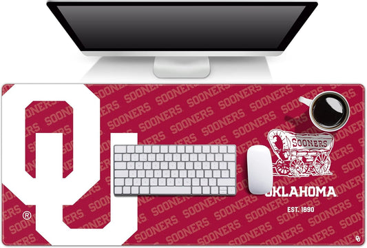 YouTheFan NCAA Oklahoma Sooners Logo Series Desk Pad