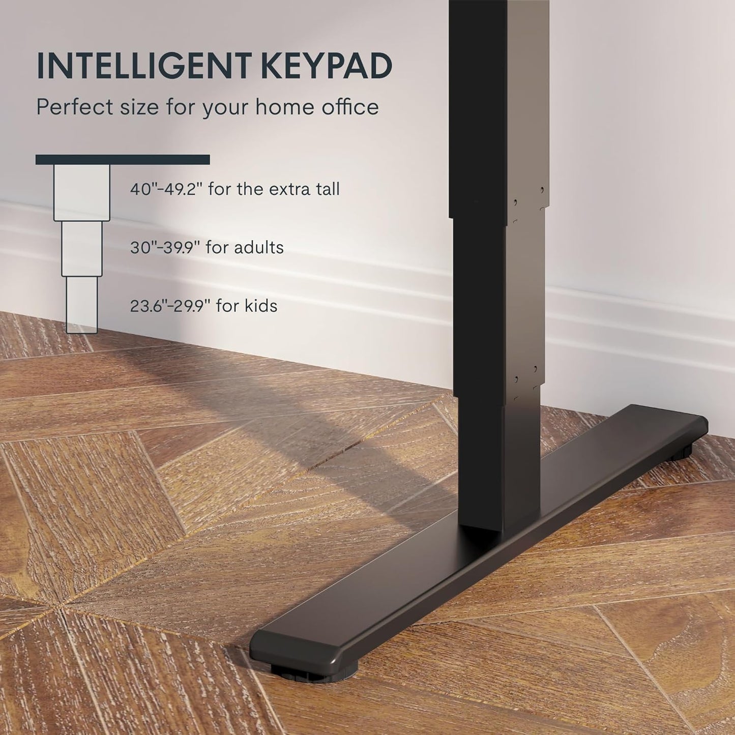 FLEXISPOT E6 Essential Standing Desk 3 Stages Dual Motor Electric 60x24 Inch Whole-Piece Board Height Adjustable Electric Sit Stand Desk(Black Frame + Black Desktop, 2 Packages)