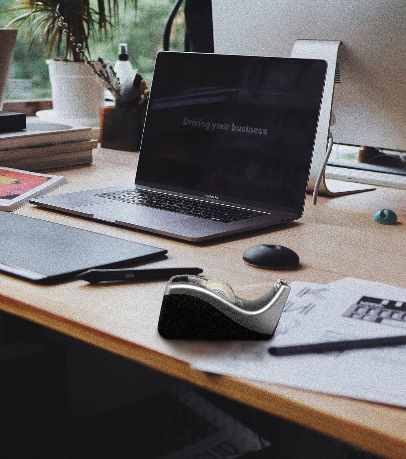 6 Rolls Transparent Tape Refills, Clear Tape Dispenser Refill Rolls, Glossy Gift Wrap Tapes for Office, School, Home, 3/4 x 1000 Inches